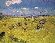 Wheat Stacks with Reaper Vincent Van Gogh